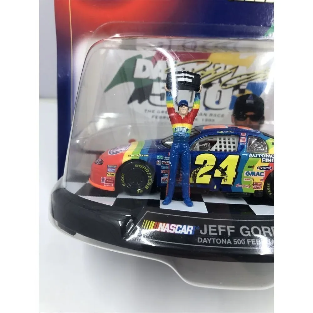 Jeff Gordon #24  NASCAR Winners Circle 1999 Victory Celebration Daytona 500.